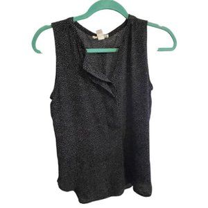 Ann Taylor LOFT | Sleeveless Black Blouse